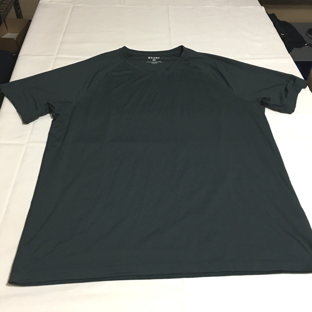 Rhone T-Shirt Mens XXL Dark Green Short Sleeve Performance